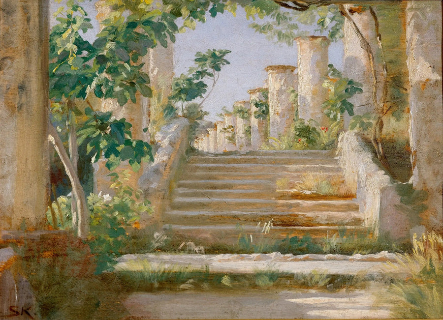 Loggia w Ravello - Peder Severin Krøyer