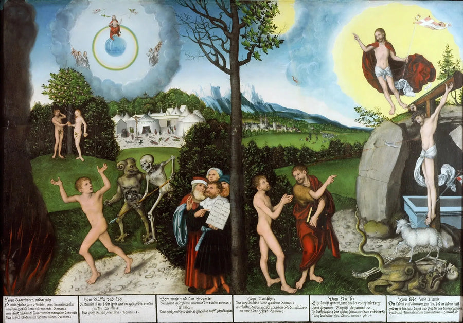 Prawo i Ewangelia - Lucas Cranach Starszy