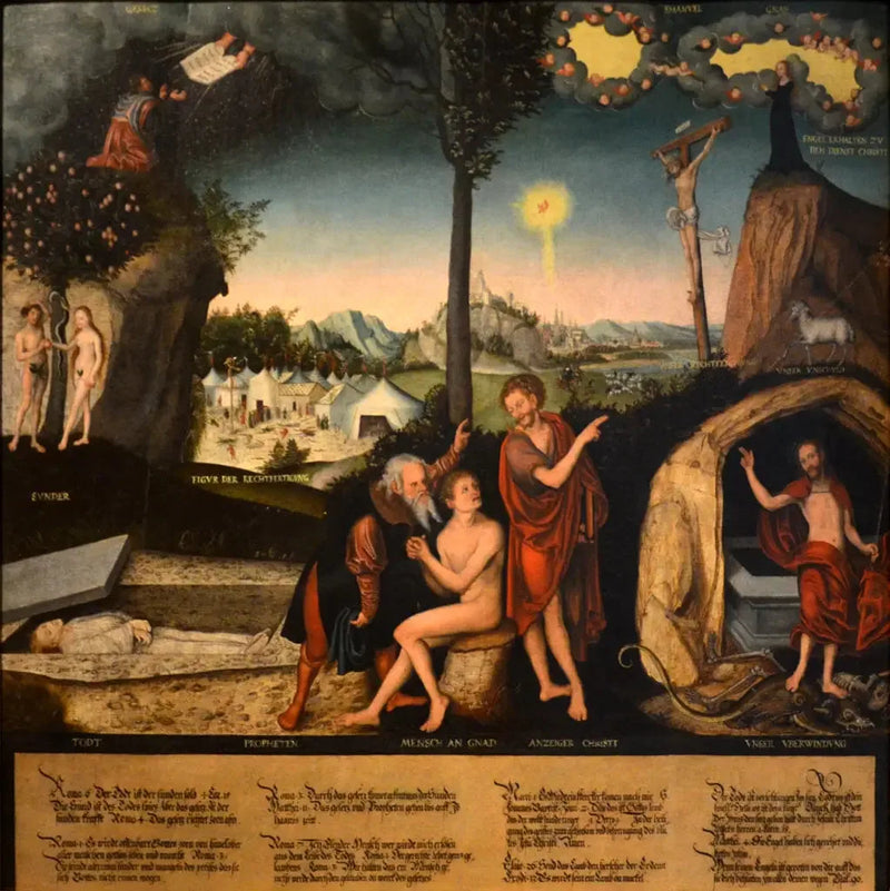 Prawo i Ewangelia - Lucas Cranach Starszy