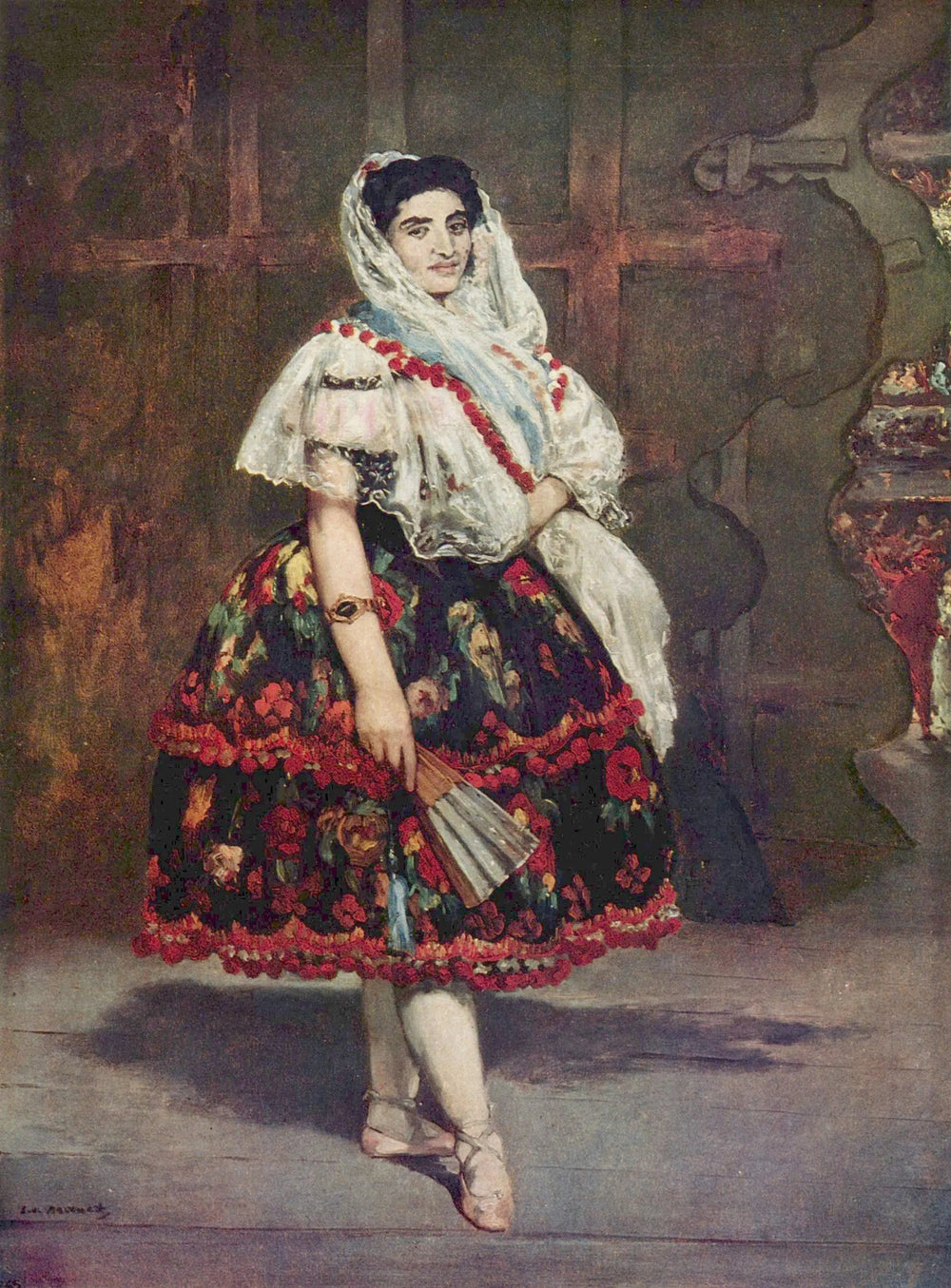 Lola de Valence - Édouard Manet image 1 copie de tableau peinte à la main