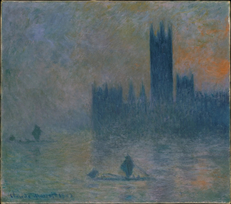 Londyn, Parlament (Efekt mgły) - Claude Monet