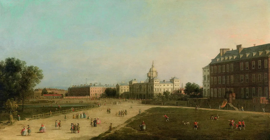 Londyn: Nowe Horse Guards od St James's Park - Canaletto