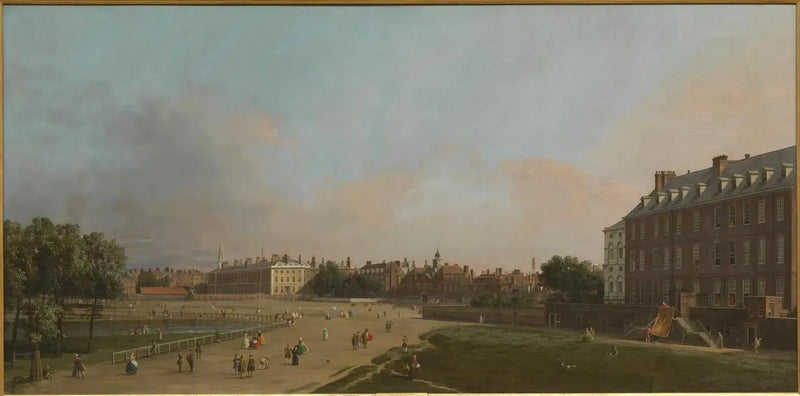 Londyn: Stare Gwardie Konnej od St James's Park - Canaletto