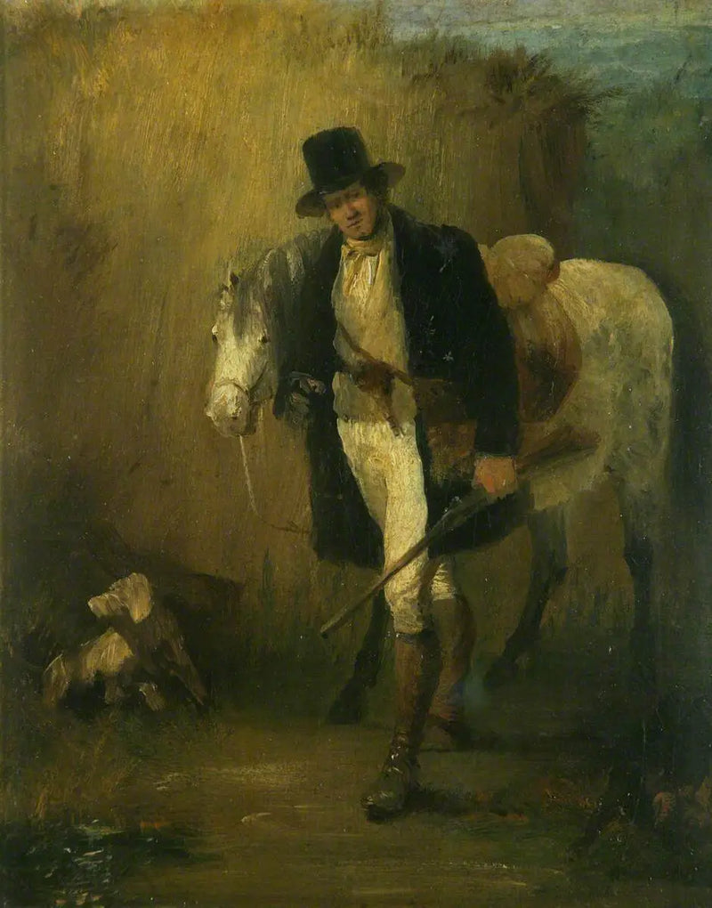 Lord Ellesmere i jego kucyk, „Jack” - Edwin Henry Landseer