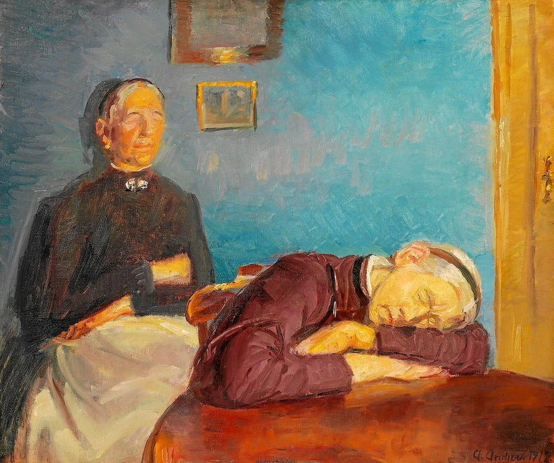 Kiedy praca dnia dobiega końca - Anna Ancher