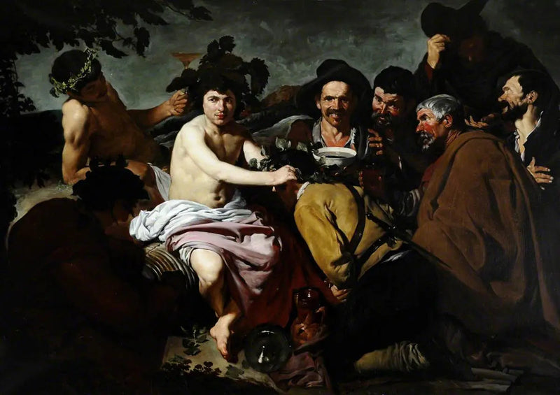 Pijacy (Triumf Bachusa) - Diego Velázquez