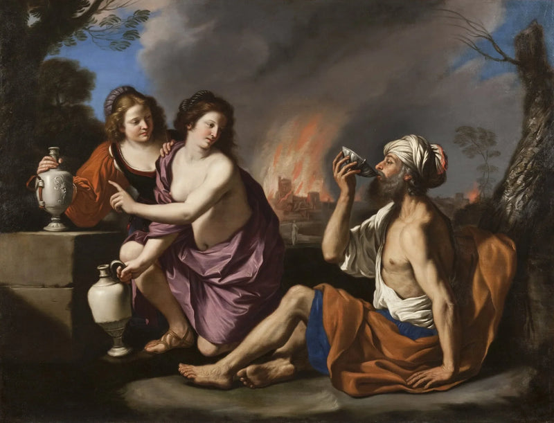 Partia i jej córki - Guercino