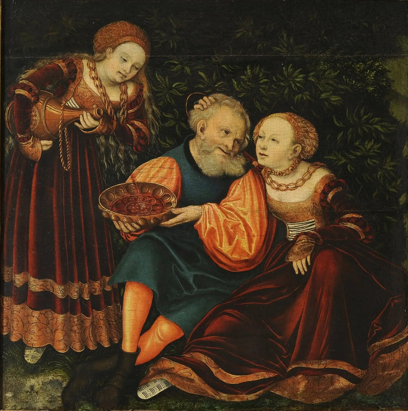 Lot i jego córki - Lucas Cranach Starszy