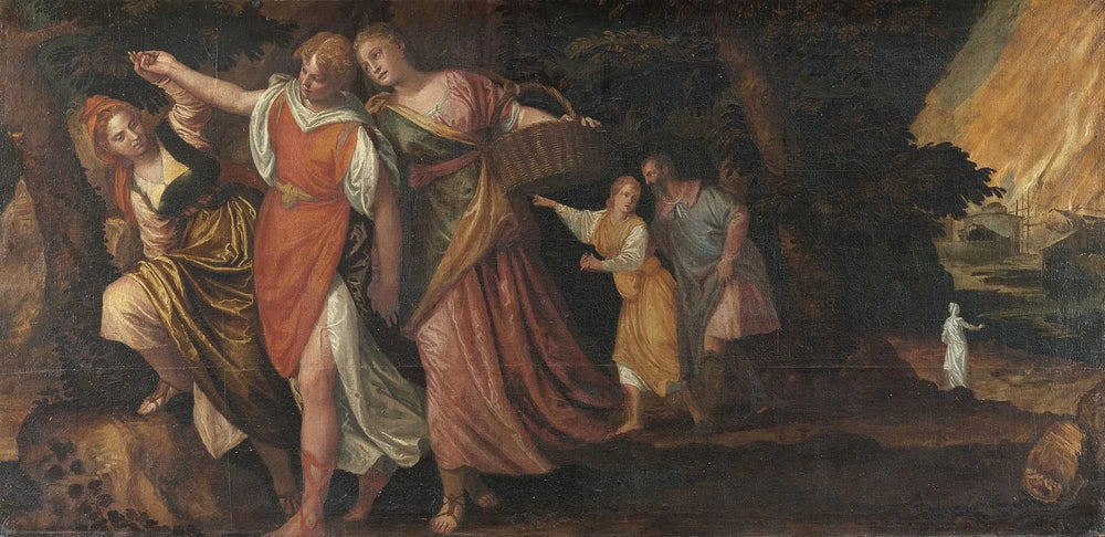 Lot fuit Sodome - Paul Véronèse - Alpha Reproduction