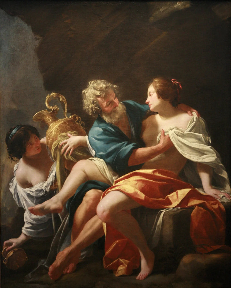 Loth i jego córki - Simon Vouet