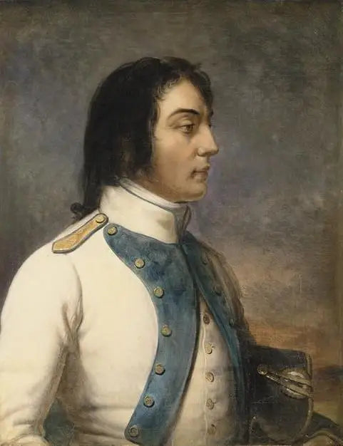 Louis-Charles-Antoine Des Aix de Veygoux, zwany Desaix, kapitan w 46. pułku piechoty liniowej w 1792 roku - Charles de Steuben