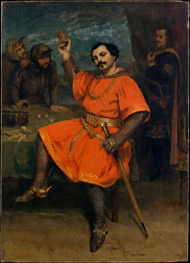 Louis Gueymard w roli Roberta Diabła - Gustave Courbet