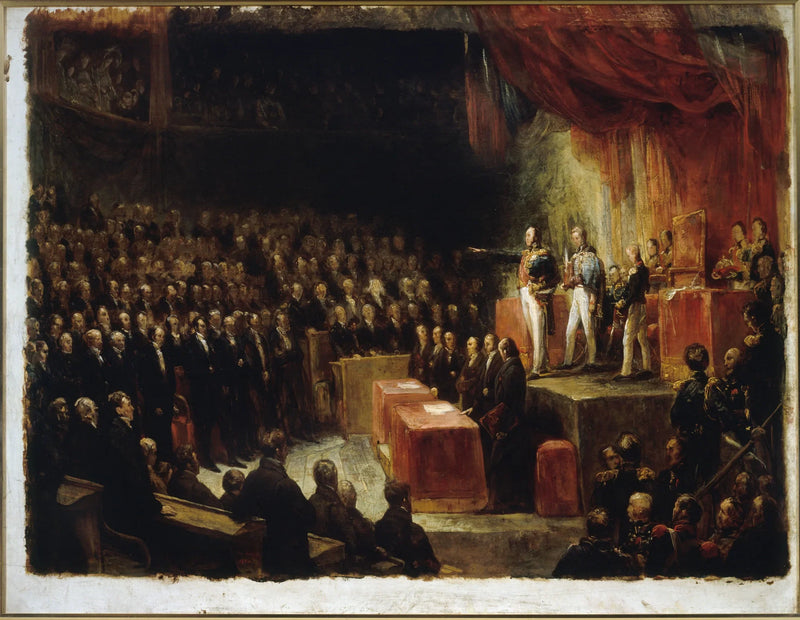 Louis-Philippe składający przysięgę przed izbami, 9 sierpnia 1830 - Ary Scheffer