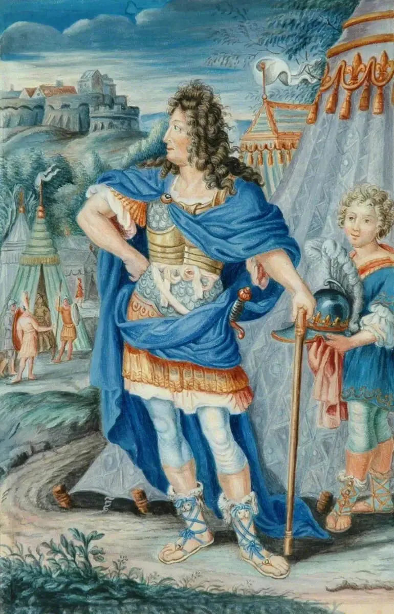 Ludwik XIV jako cesarz rzymski - Pierre Mignard