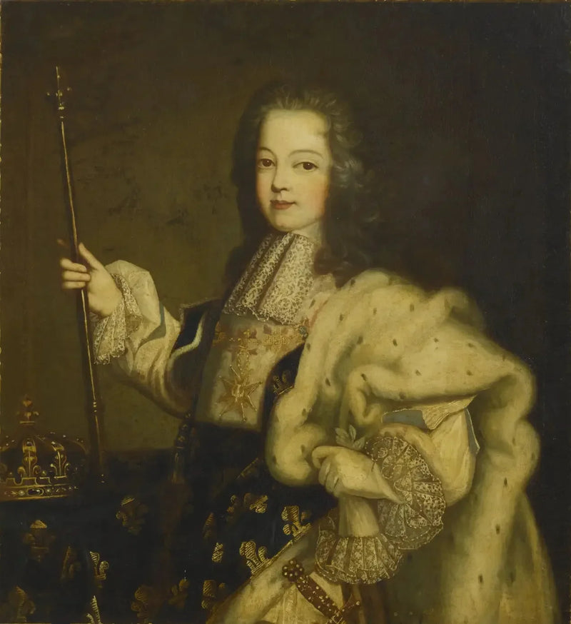 Louis XV, król Francji (1710-1774) - Hyacinthe Rigaud