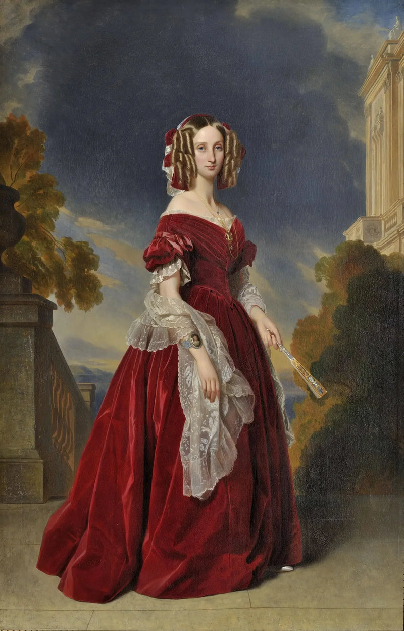 Louise Orleańska, królowa Belgów (1812-1850) - Franz Xaver Winterhalter