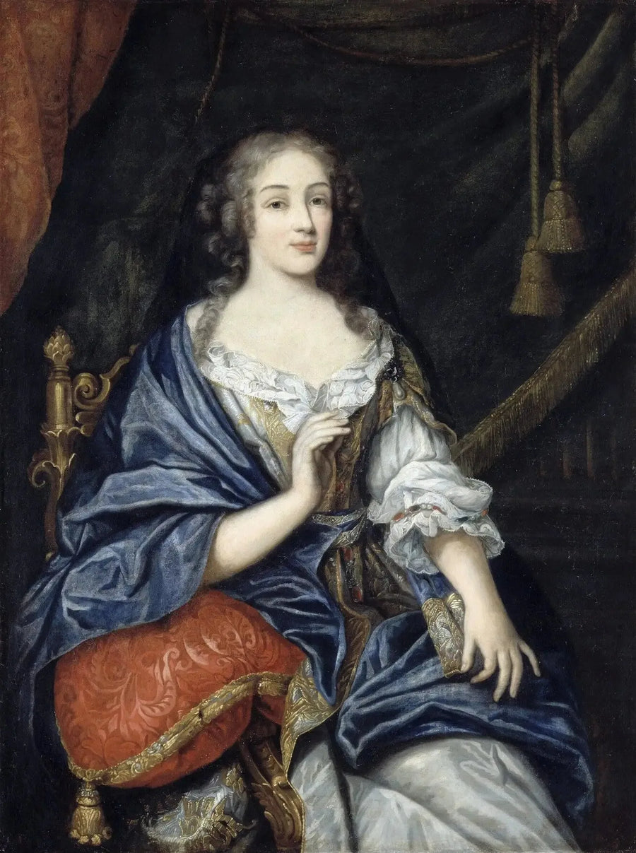 Louise-Françoise de la Baume Le Blanc, Mademoiselle de la Vallière, księżna de Vaujours (1644-1710) - Jean Nocret