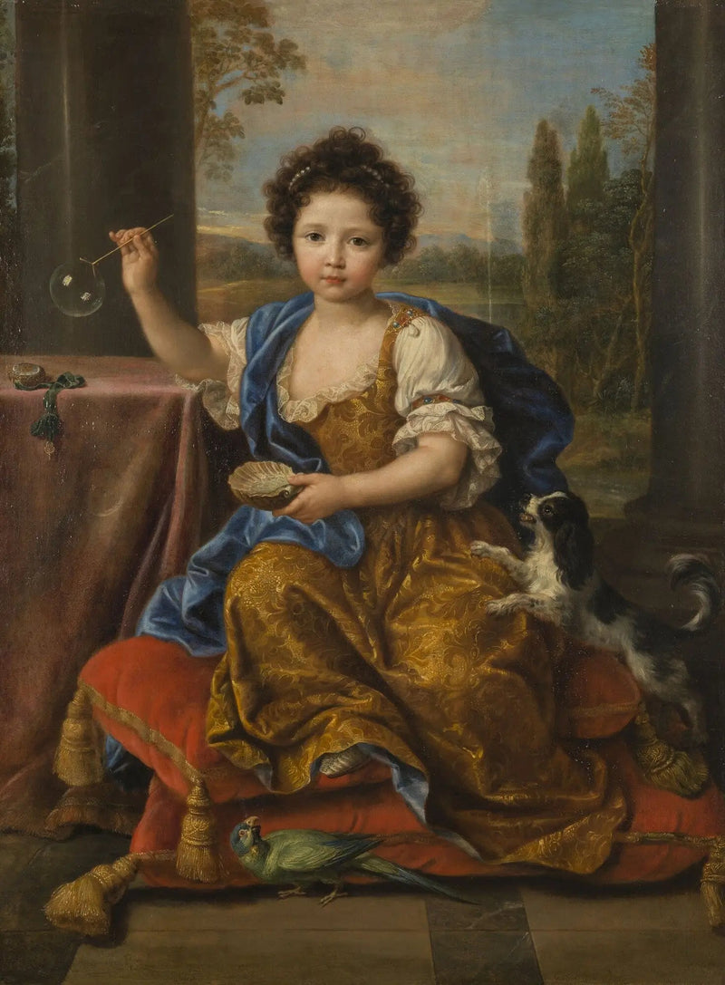 Louise-Marie de Bourbon, księżna Orleańska, zwana mademoiselle de Tours - Pierre Mignard