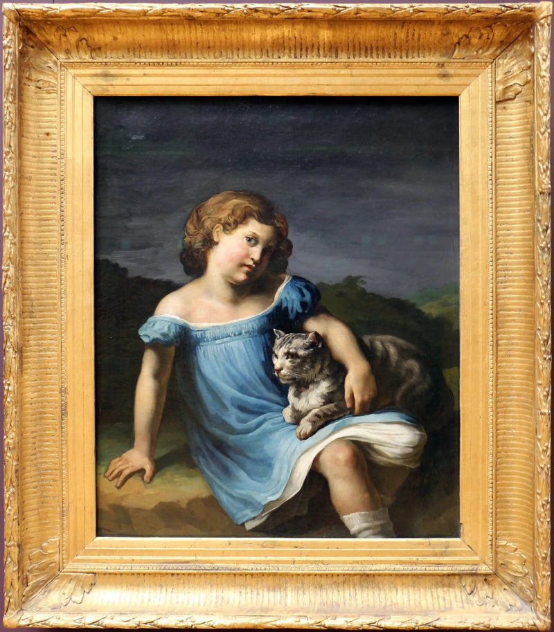 Louise Vernet dziecko - Théodore Géricault