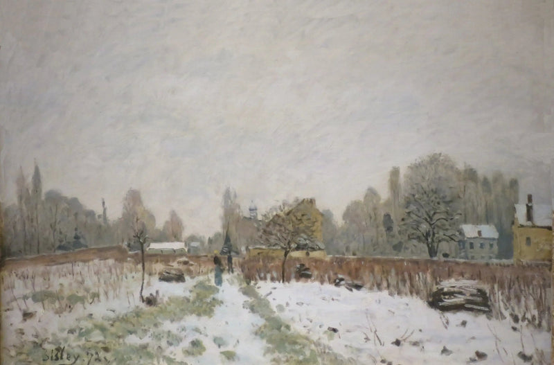 Louveciennes pod śniegiem - Alfred Sisley