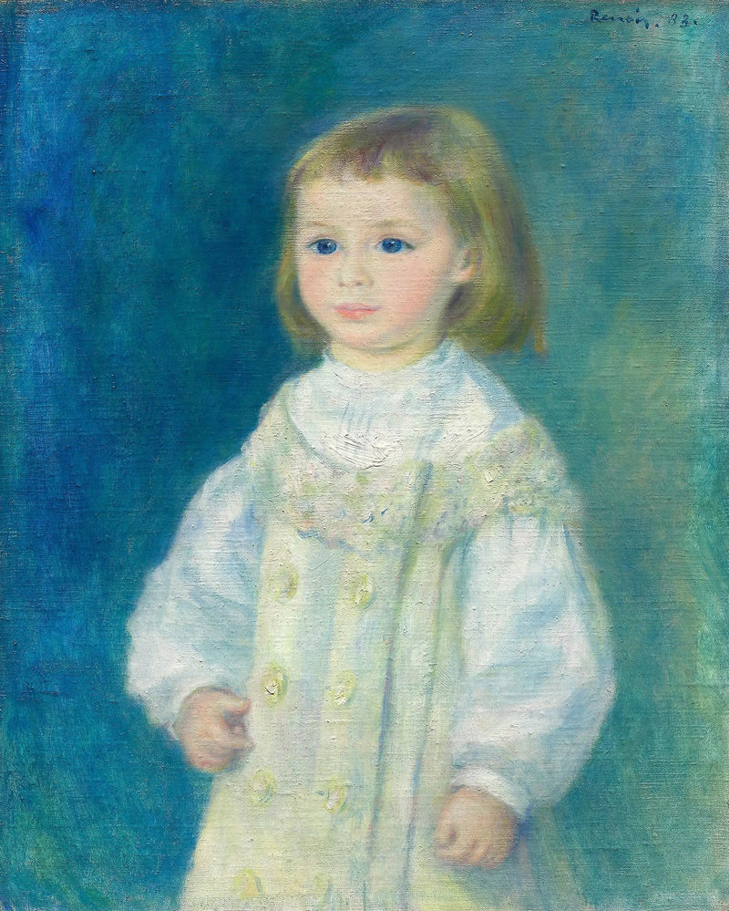 Lucie Berard (Dziecko w bieli) - Pierre-Auguste Renoir