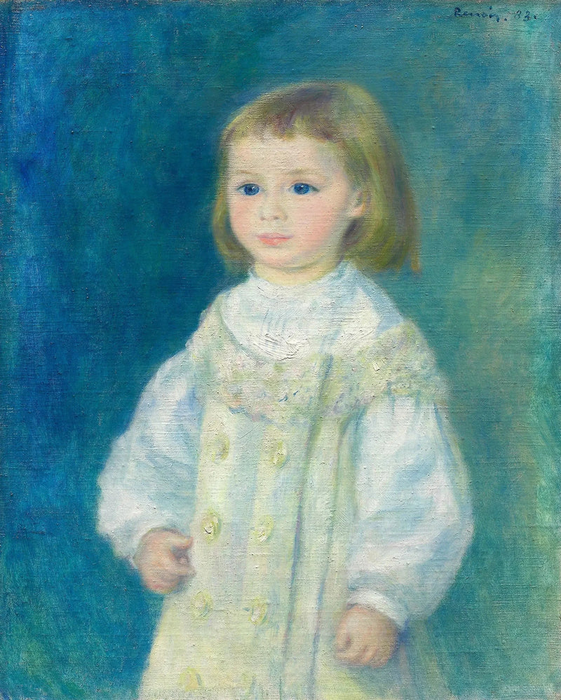 Lucie Berard (Dziecko w bieli) - Pierre-Auguste Renoir