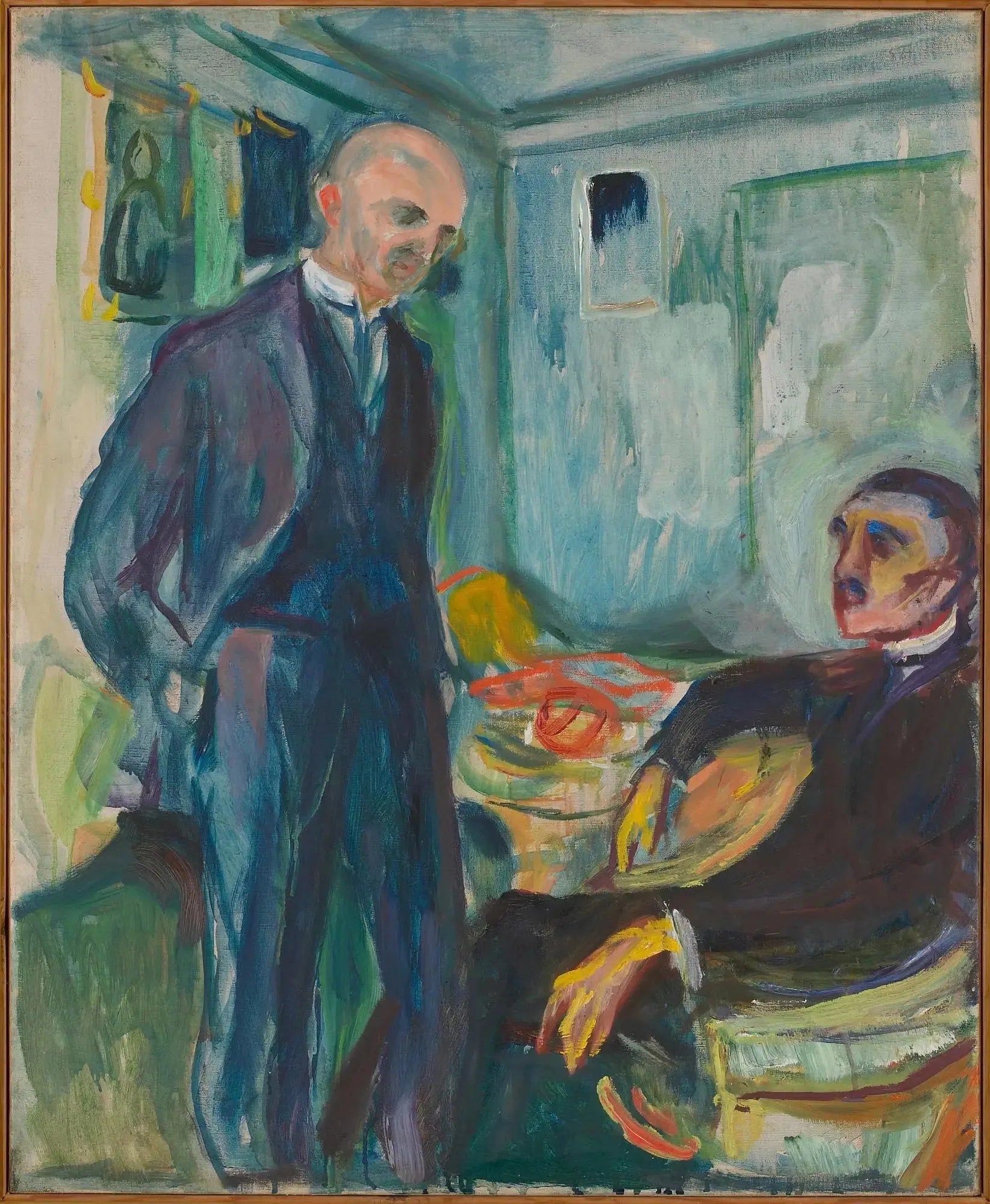 Lucien Dedichen et Jappe Nilssen - Edvard Munch image 1 reproduction artisanale de tableau