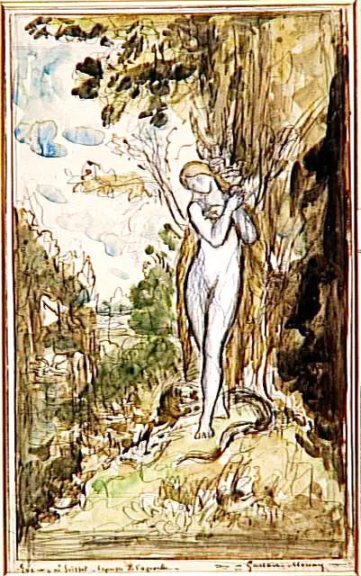 Lucrezia i Tarkwin - Gustave Moreau