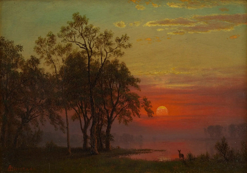 Blask wieczoru - Albert Bierstadt