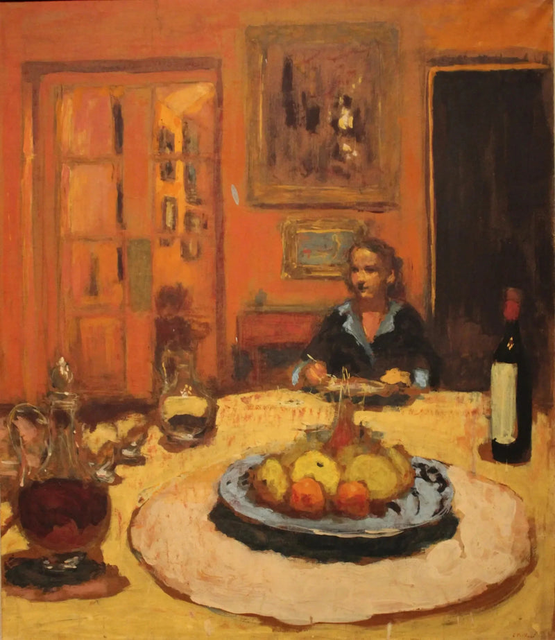 Lulu w jadalni, rue de Naples - Édouard Vuillard