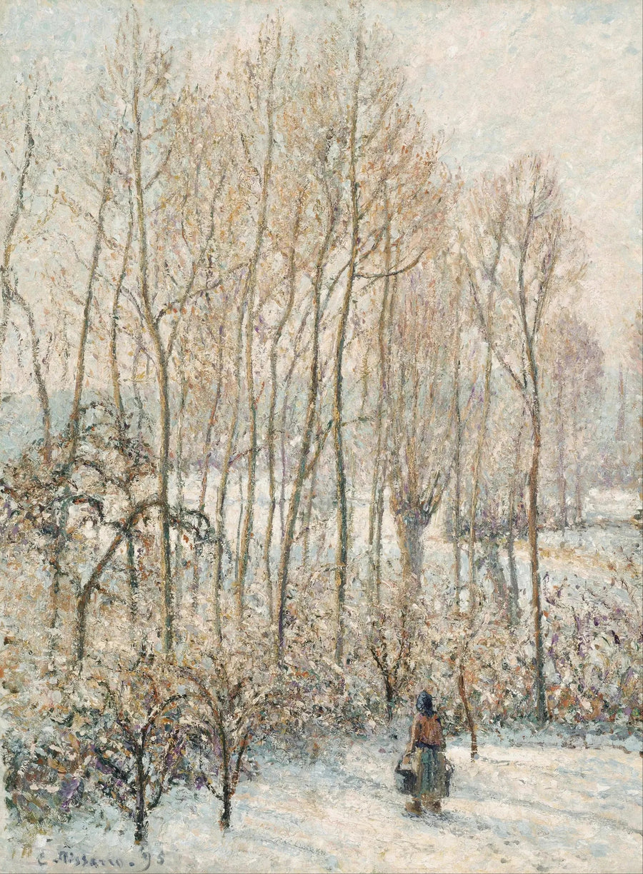 Poranna światłość na śniegu, Éragny-sur-Epte - Camille Pissarro