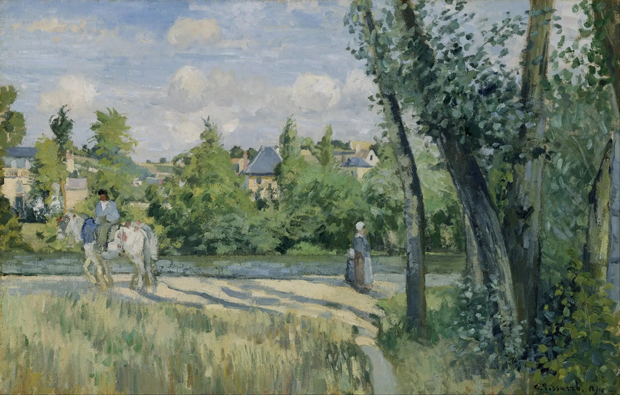 Światło słońca na drodze, Pontoise - Camille Pissarro