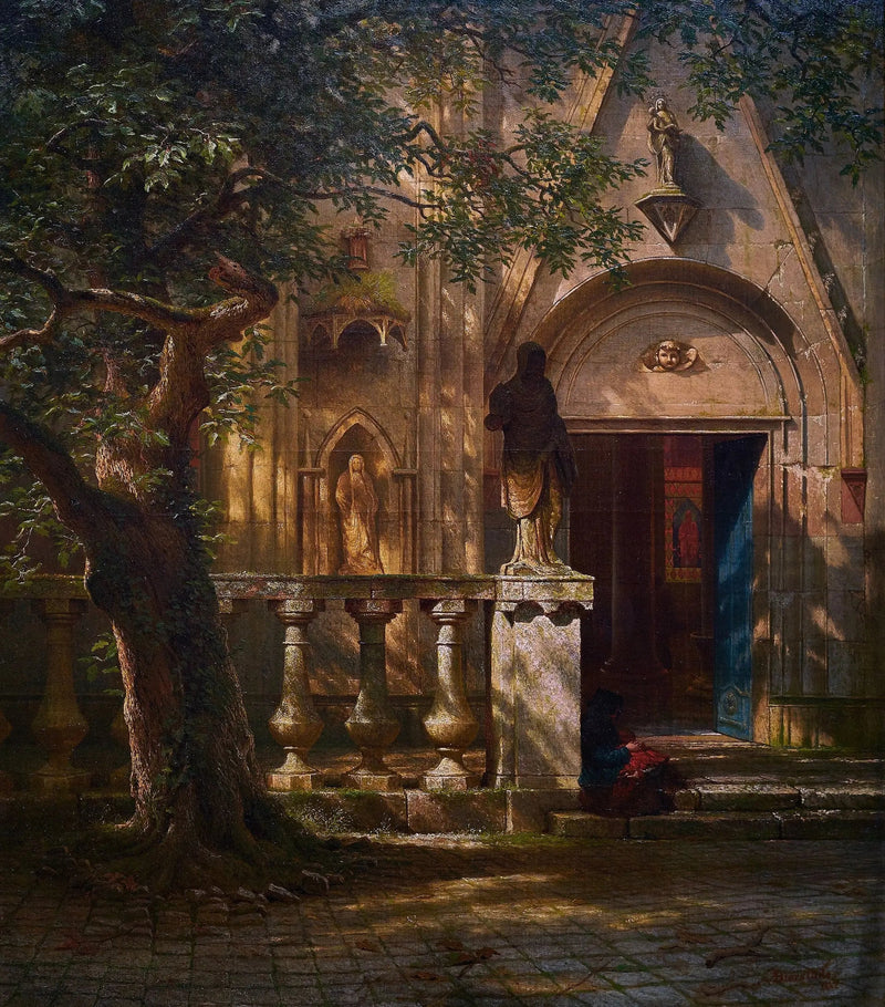 Światło i cień - Albert Bierstadt