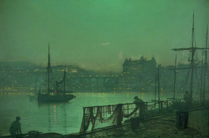 Światła Scarborough - John Atkinson Grimshaw