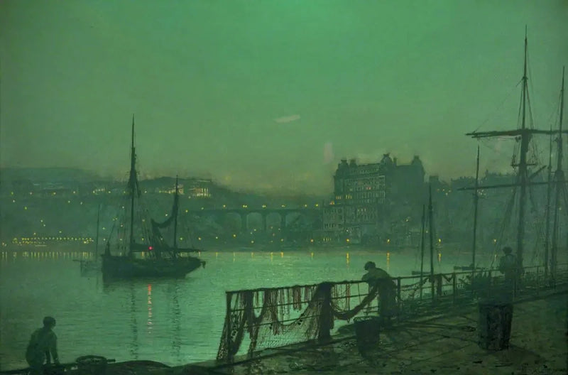 Światła Scarborough - John Atkinson Grimshaw