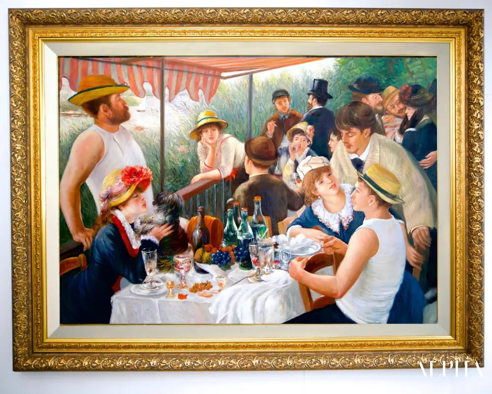 Luncheon of the Boating Party - Artémis Reproduction | 160 x 120 cm Reproductions de tableaux à la peinture à l’huile