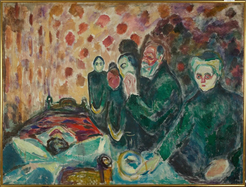 Walka z śmiercią - Edvard Munch
