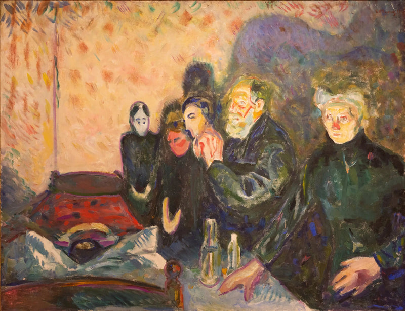 Walka z śmiercią - Edvard Munch