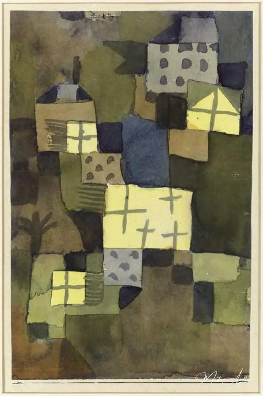 M - Paul Klee - Reproductions de tableaux et peintures haut de gamme