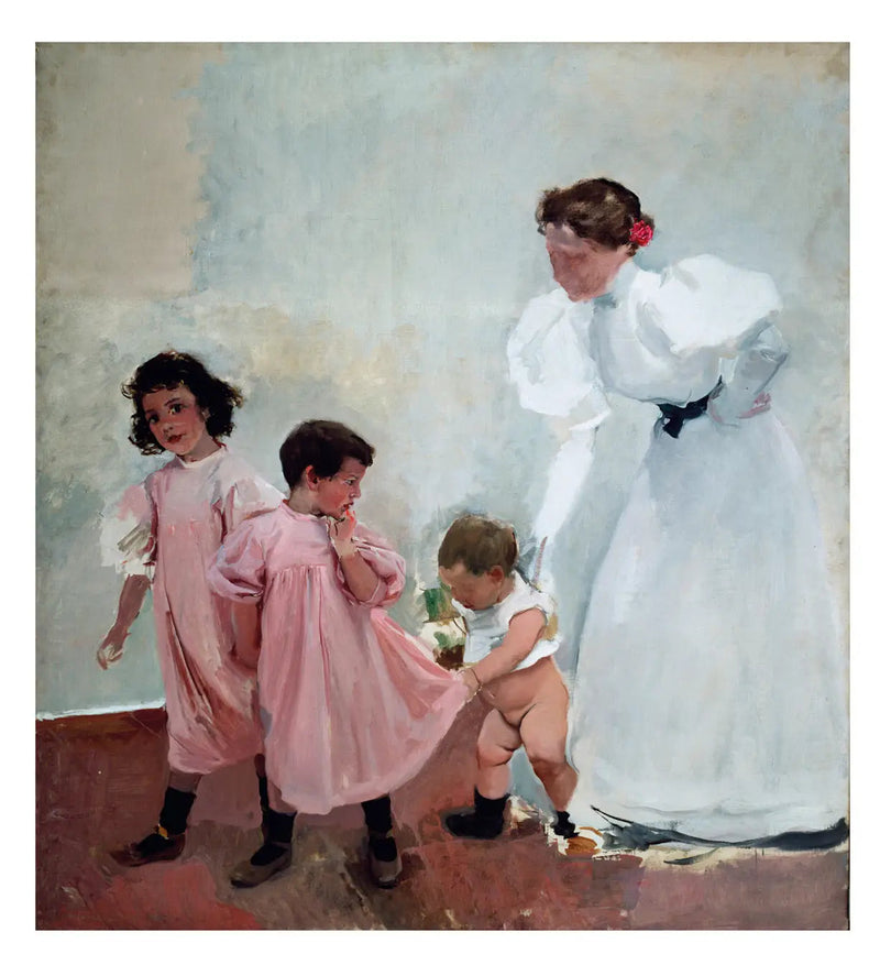 Moja żona i moje dzieci - Joaquín Sorolla