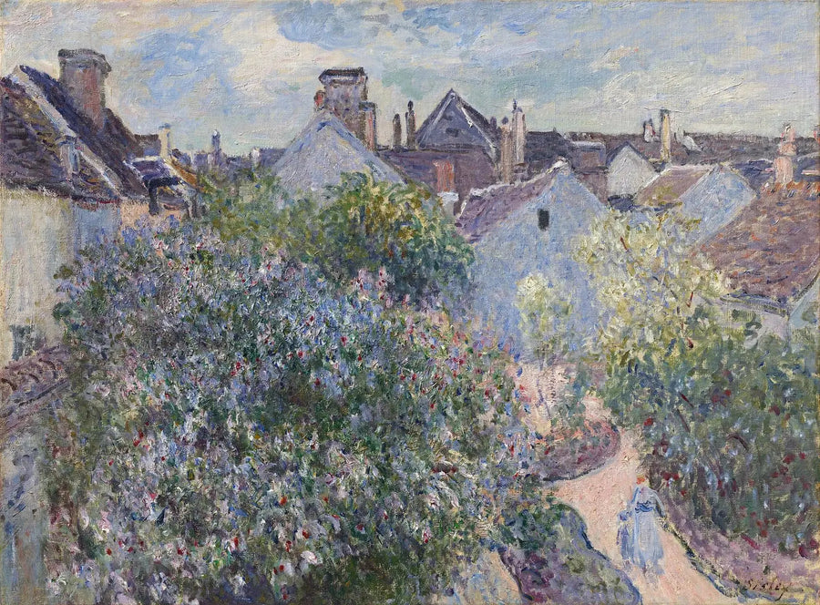 Mój dom w Moret - Alfred Sisley