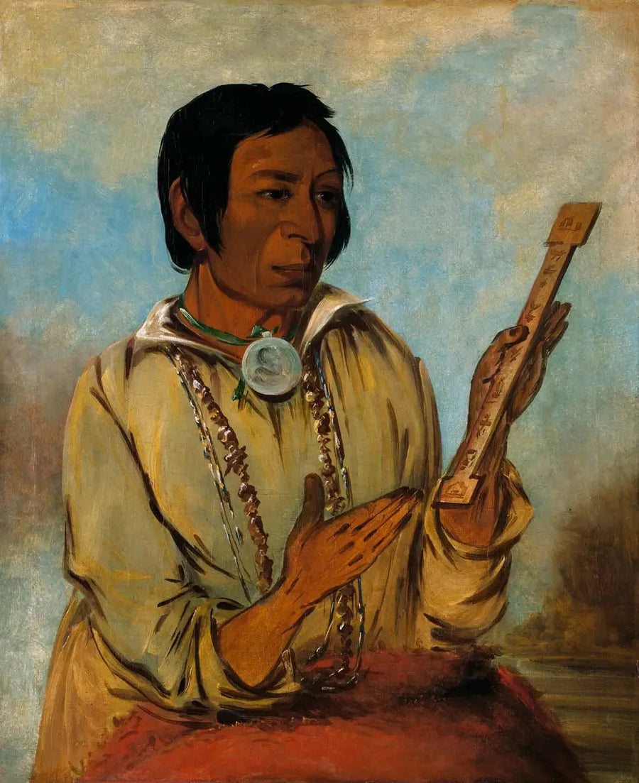Ma-shée-na, Rogi Jeleni, zastępca szefa kuchni - George Catlin