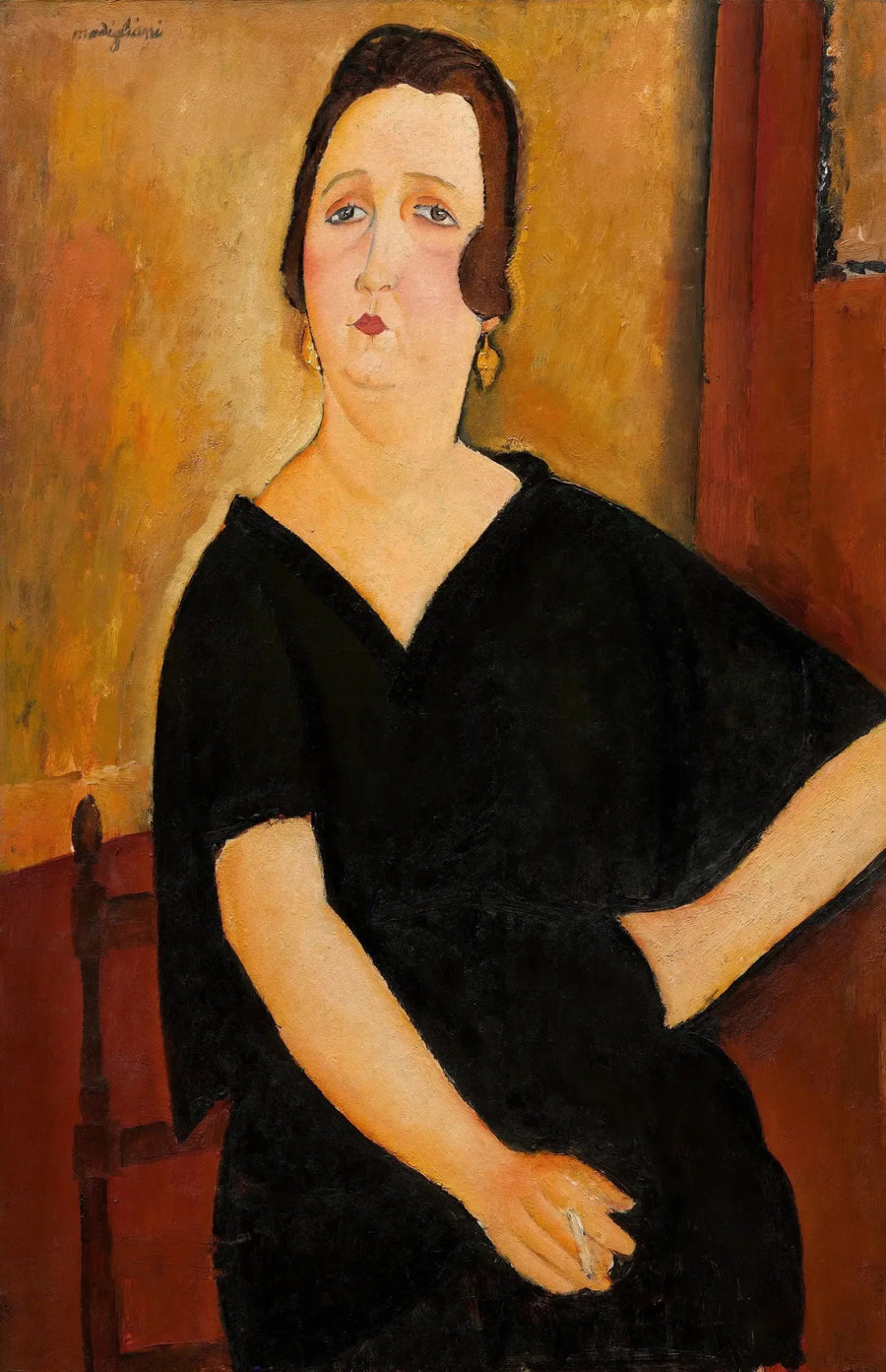 Pani Amédée (Kobieta z papierosem) - Amedeo Modigliani