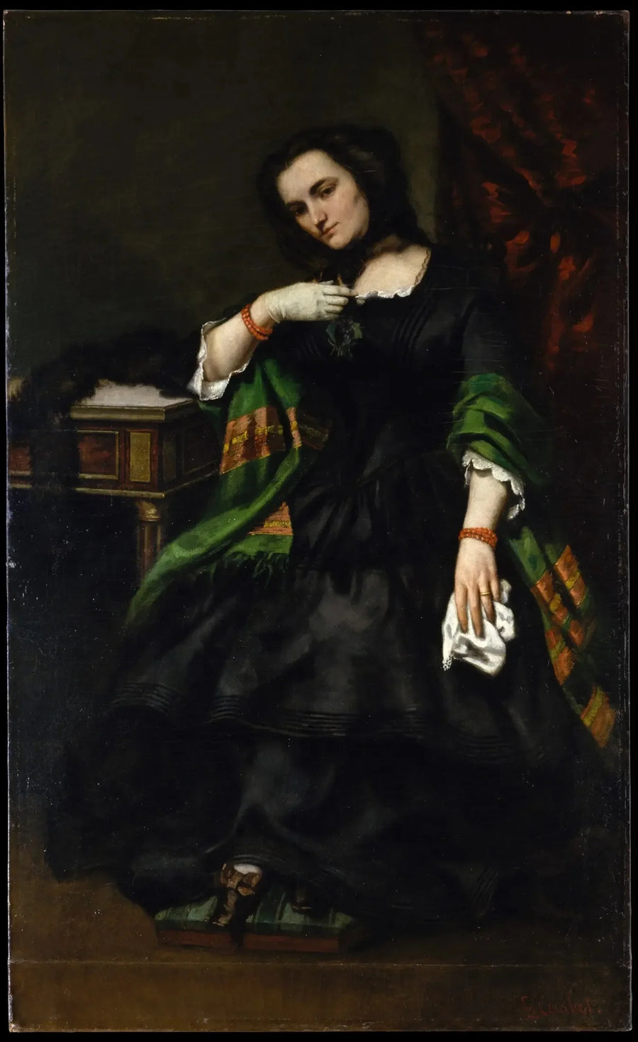 Pani Auguste Cuoq - Gustave Courbet