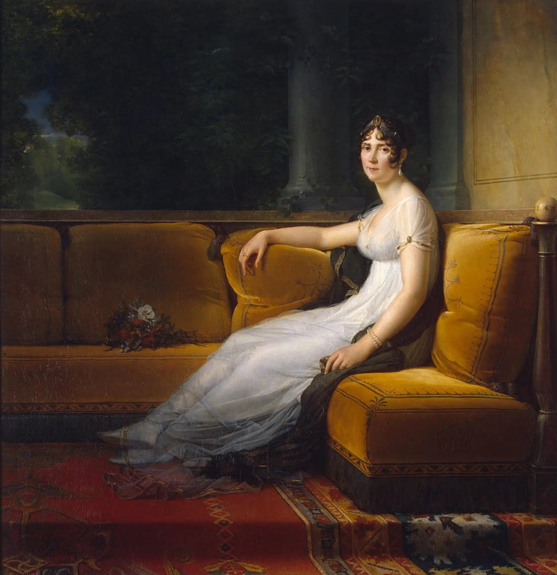 Pani Bonaparte w swoim salonie w Malmaison - François Gérard
