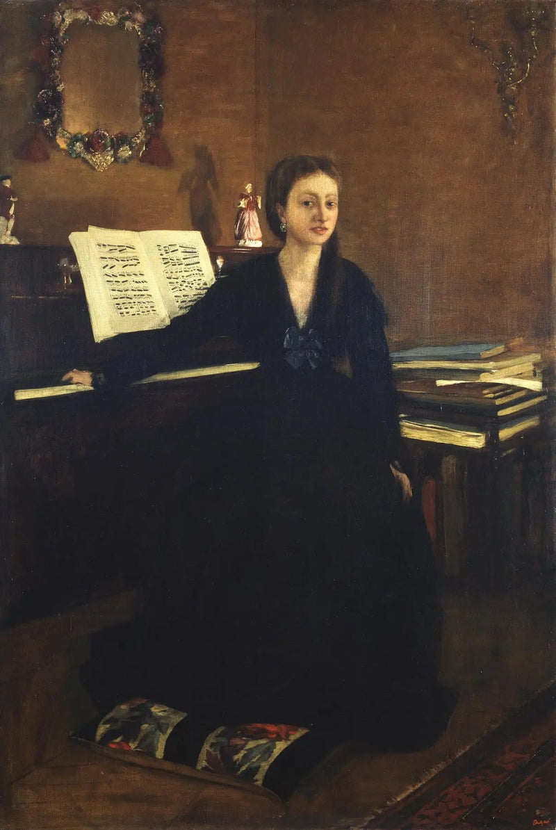 Pani Camus przy fortepianie - Edgar Degas