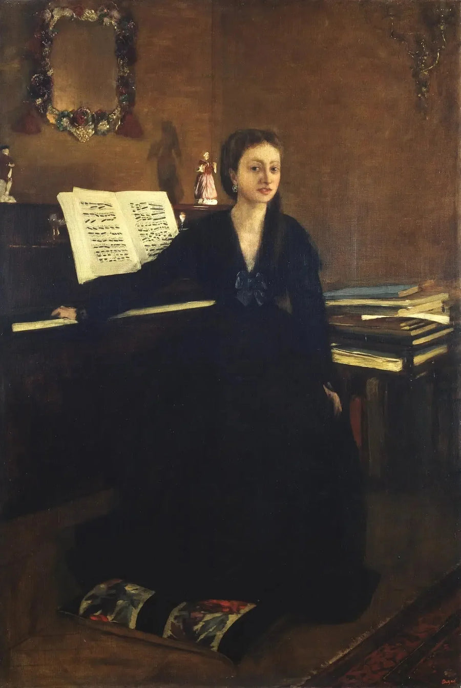 Pani Camus przy fortepianie - Edgar Degas