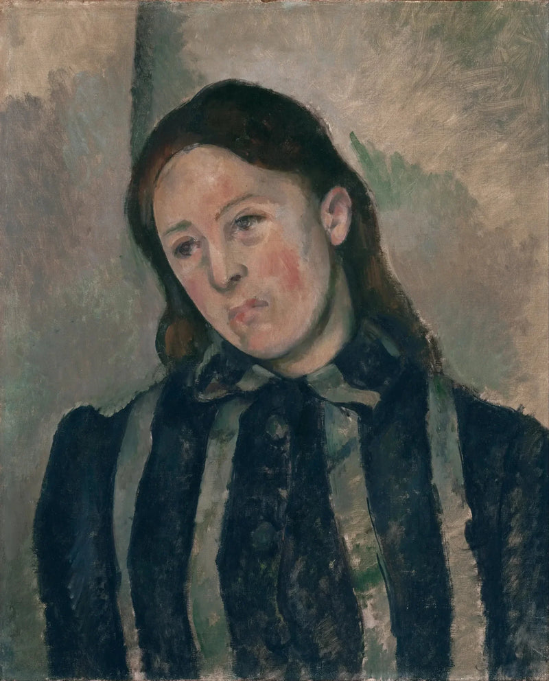 Pani Cézanne z rozpuszczonymi włosami - Paul Cézanne