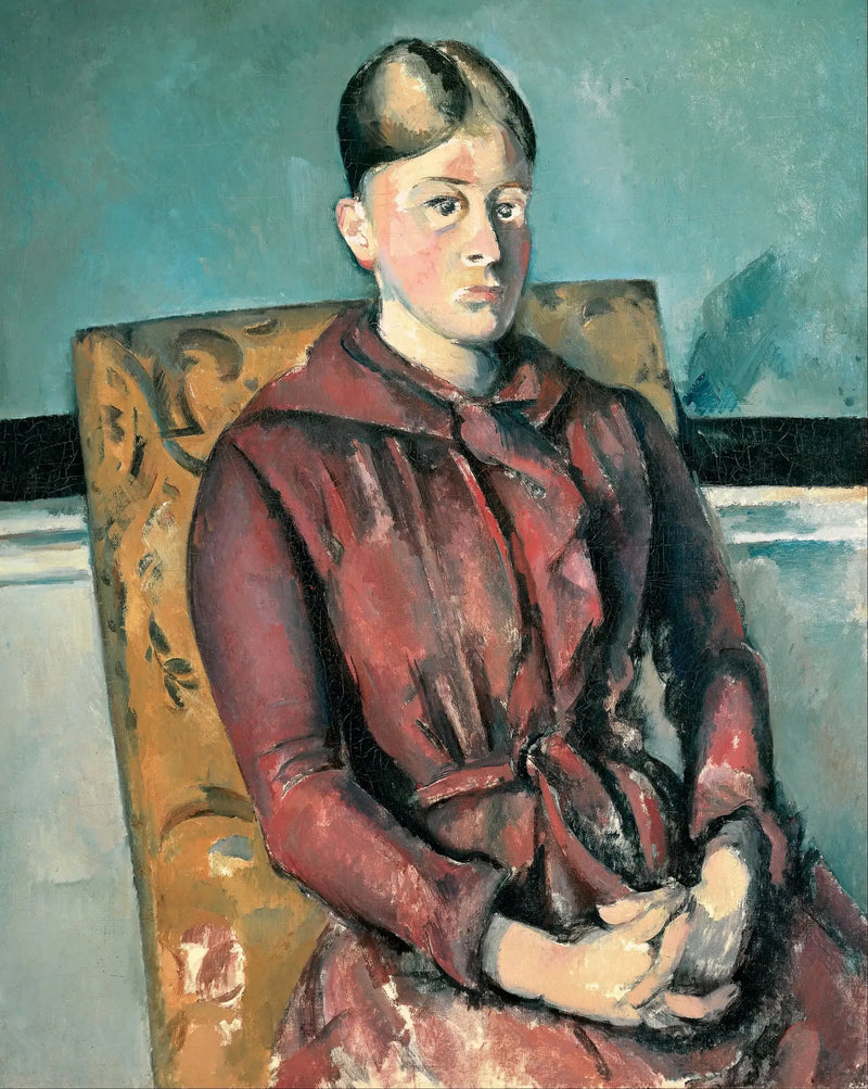 Pani Cézanne w żółtym fotelu - Paul Cézanne