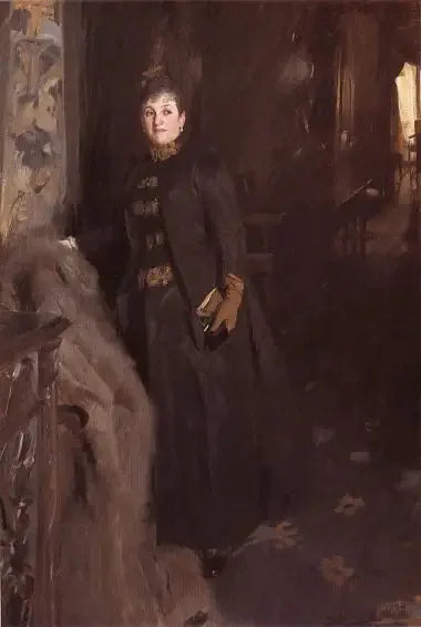 Pani Clara Rikoff - Siostra Pani Salomon - Anders Zorn